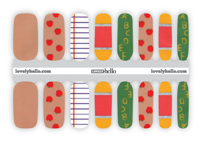 Classroom Ready Nail Wraps