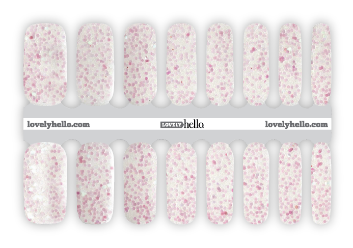 Charming Pink Pearl Nail Wrap