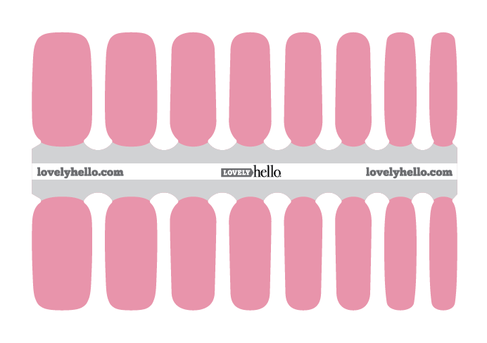 Bubblegum Yum Nail Wraps