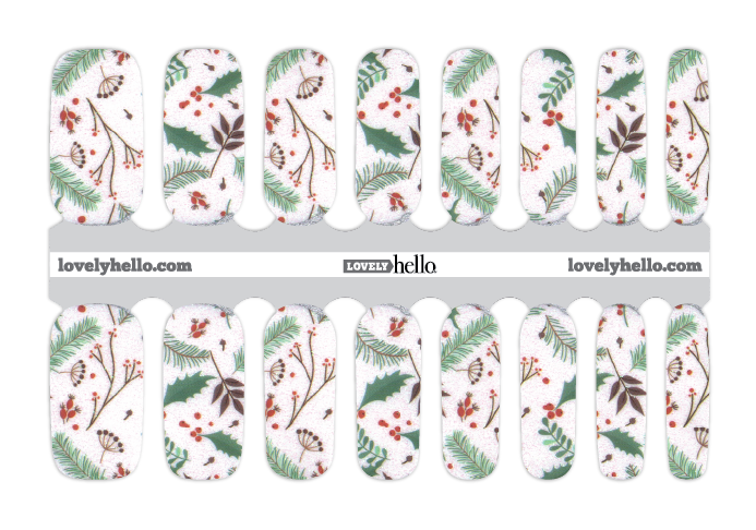 Holly Jolly Nail Wraps
