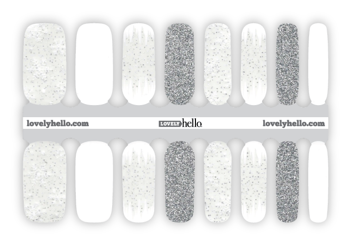Icicles and Glam Nail Wraps
