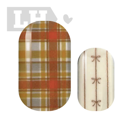 Sweet Autumn Plaid Nail Wrap
