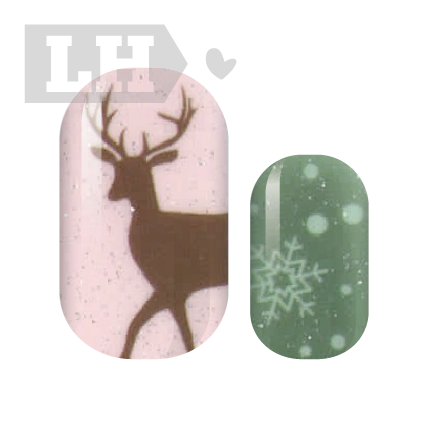 Sweet Deery Frost Nail Wraps