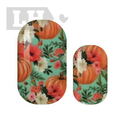 Forever Pumpkin Nail Wrap