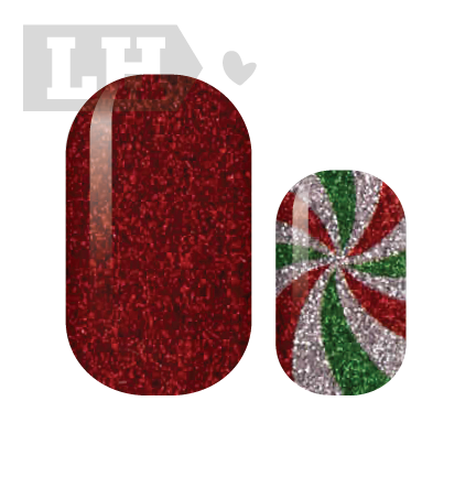 Holiday Mint Nail Wraps