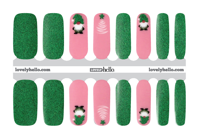 Gnomes of Merry Nail Wraps
