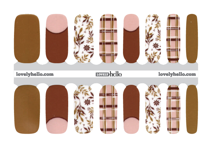 Fall Fabrics Nail Wrap