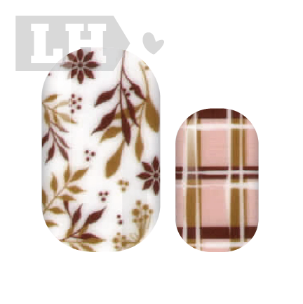 Fall Fabrics Nail Wrap