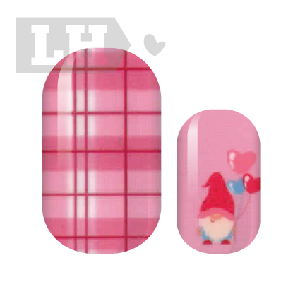Gnome Love Nail Wraps