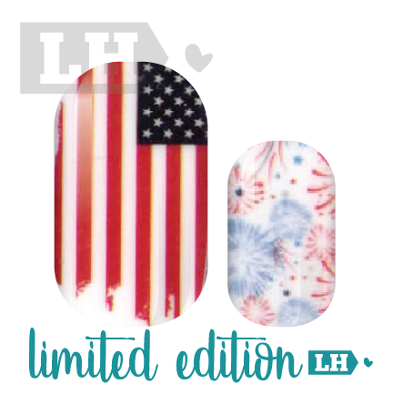 Stars & Strips Nail Wrap - Limited Edition
