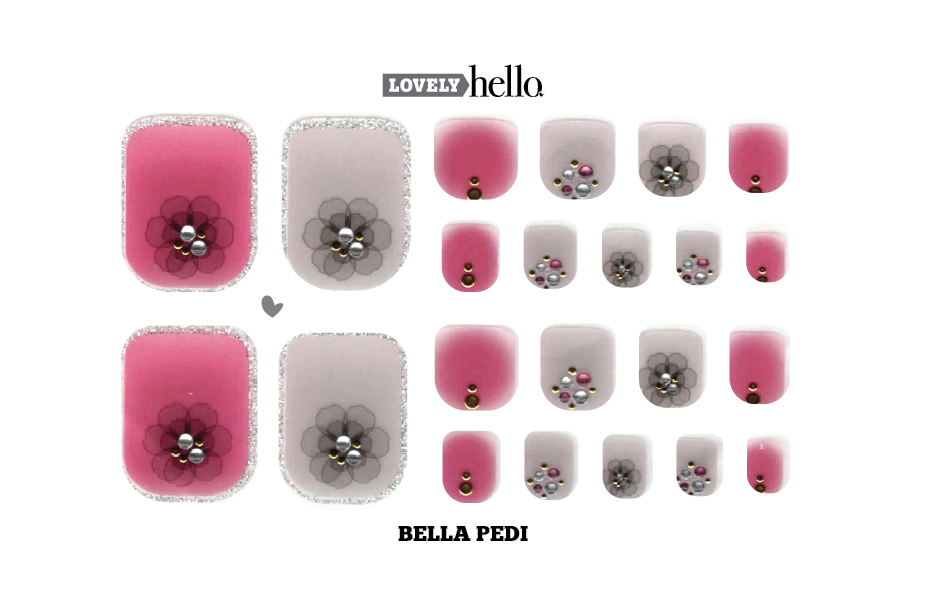 Fancy Fancy 3D Pedi Nail Wraps