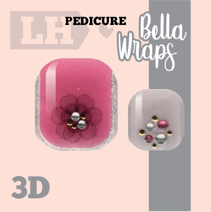 Fancy Fancy 3D Pedi Nail Wraps