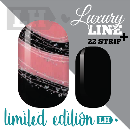 Blush & Black Nail Wraps (Limited Edition)
