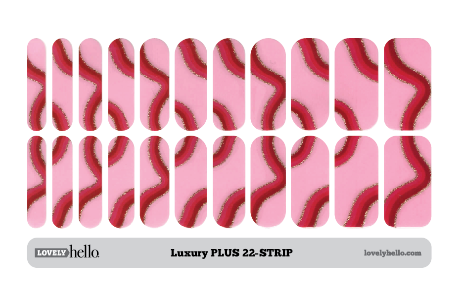 Red Ribbon Royale Nail Wraps