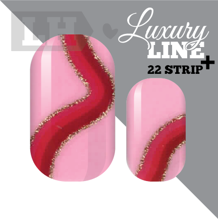 Red Ribbon Royale Nail Wraps