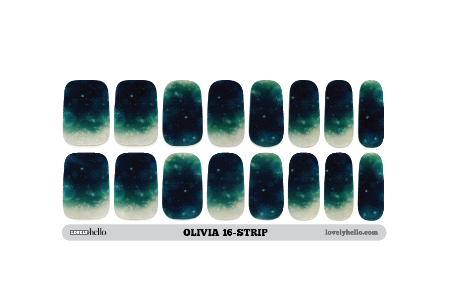 Night Fog Nail Wraps Lovely Hello