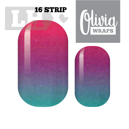 Evening Sun Ombre Nail Wraps