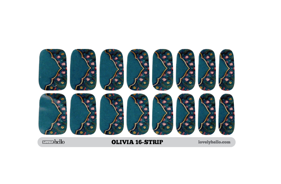 Silky Saree Olivia Nail Wraps