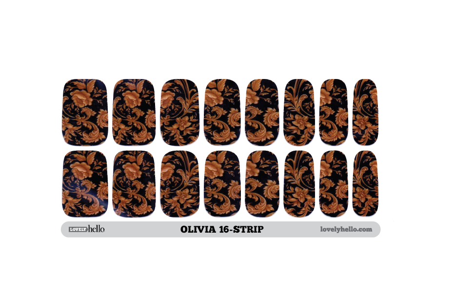 Brocade Olivia Nail Wraps