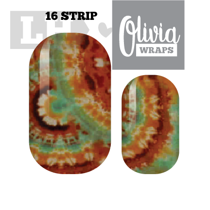Autumn Hippie Olivia Nail Wraps