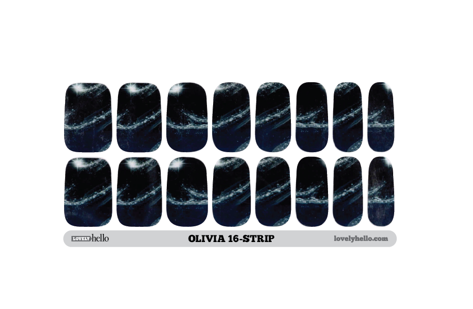 Ocean at Night Nail Wraps