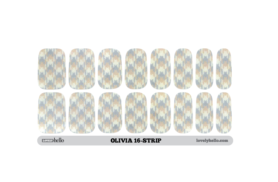 Sweet Houndstooth Olivia Nail Wraps