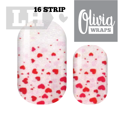 Heart Confetti Nail Wraps