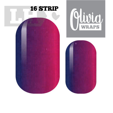 Turning Violet Nail Wraps