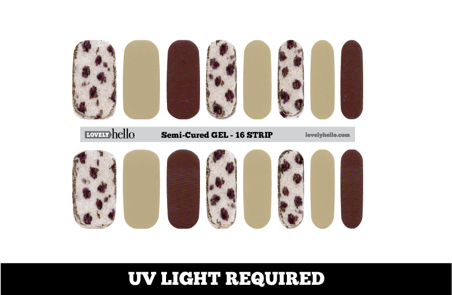 Calico Glam Nail Wraps Lovely Hello