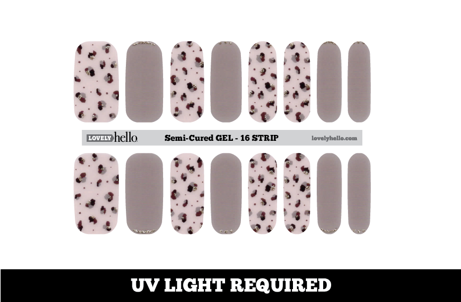 Sheer Leopard Nail Wraps