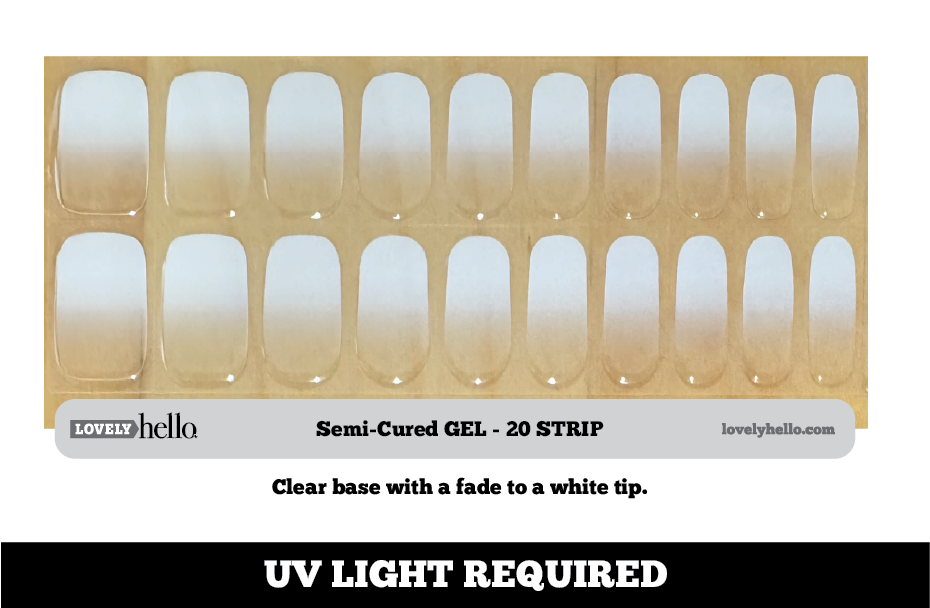 Faded French Ombre Nail Wraps