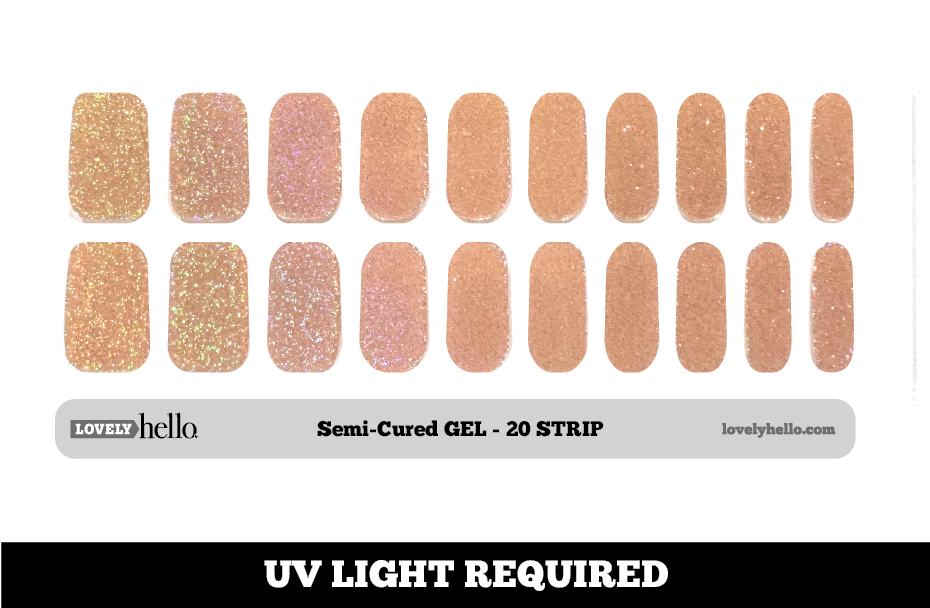 Golden Glow Nail Wraps