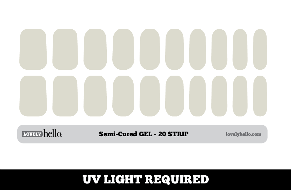 Snow GLOW Nail Wraps Lovely Hello