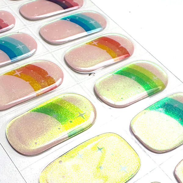 Brite Rainbow Semi-Cured Gel Wraps