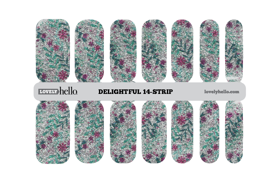 Wild Violets Nail Wraps