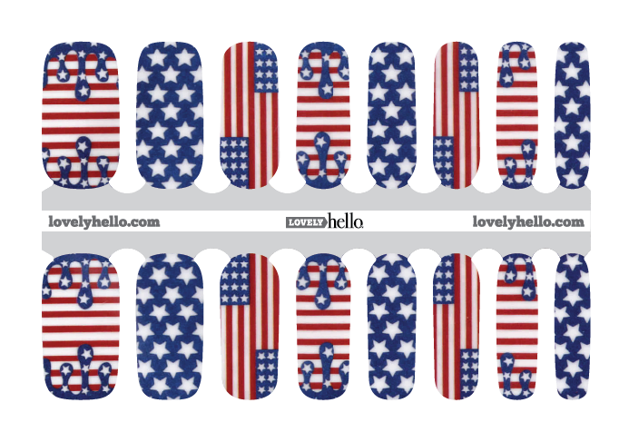 Independence Nail Wraps