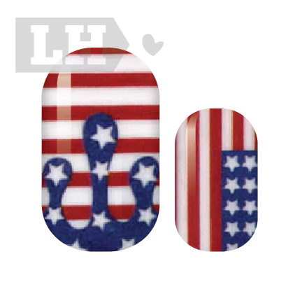 Independence Nail Wraps