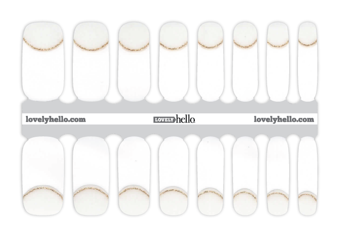 Double Line French Nail Wraps
