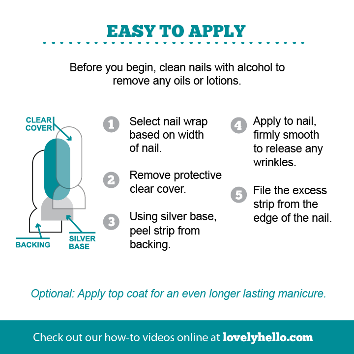 Natural Floral Nail Wrap