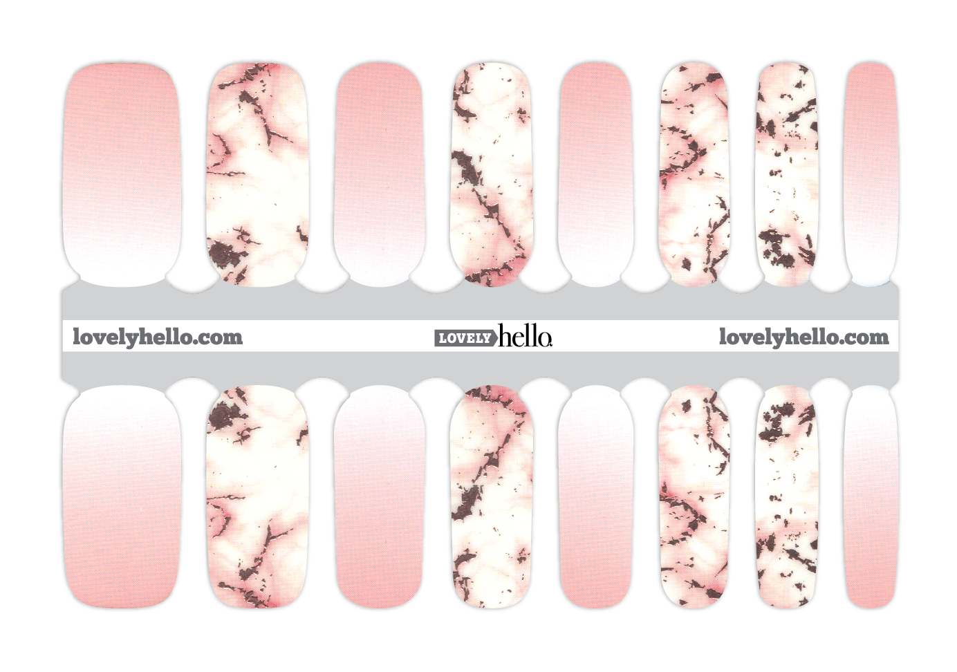 Rose Quartz Nail Wraps
