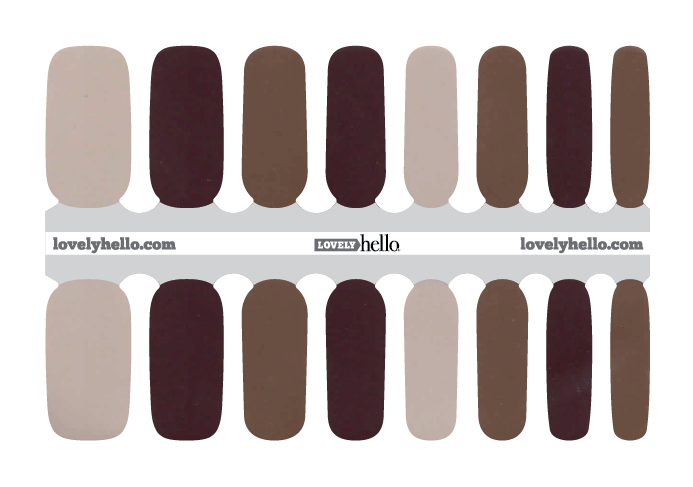 Chocolatier Nail Wrap