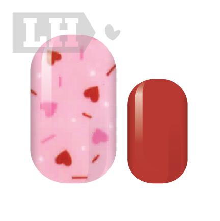 Valentine Sprinkled Nail Wraps