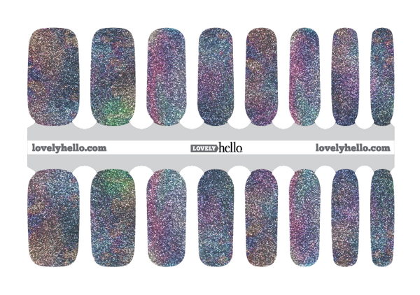 Underwater Rainbow Nail Wraps