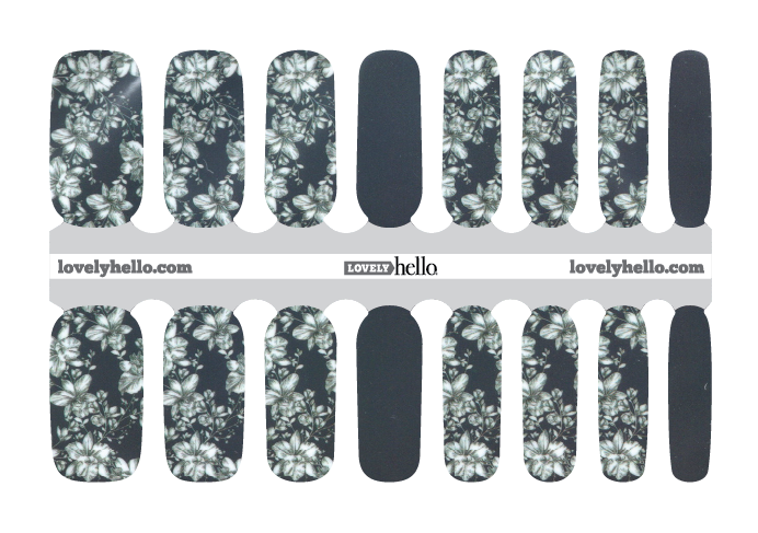 Blanca Floral Nail Wraps