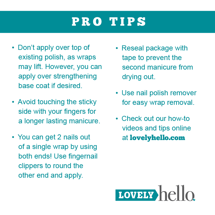 Natural Floral Nail Wrap