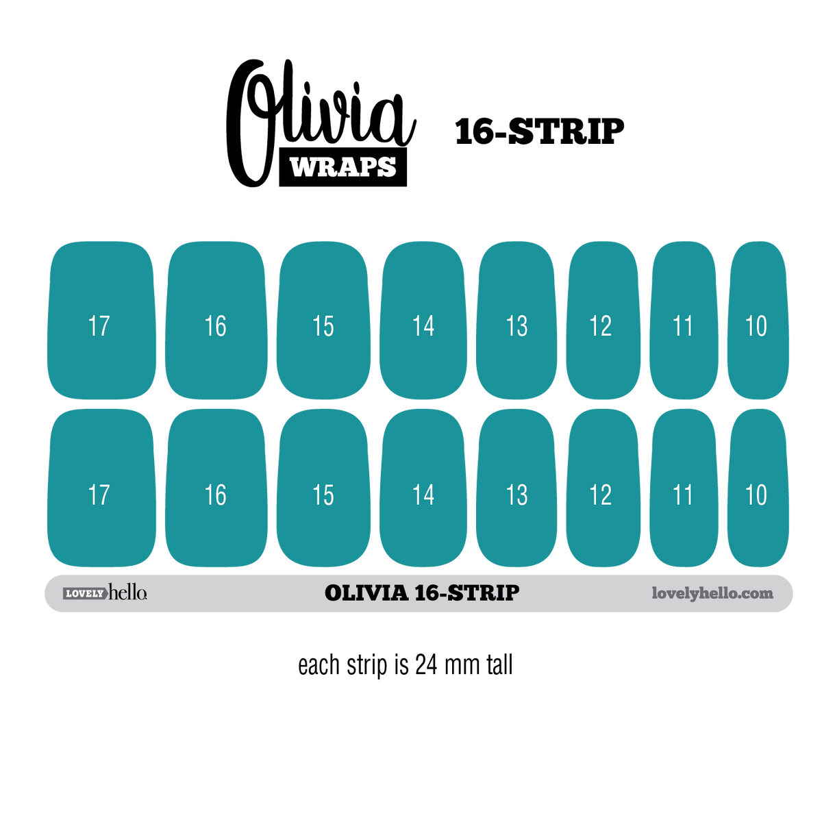 Boudoir Nail Wraps Lovely Hello