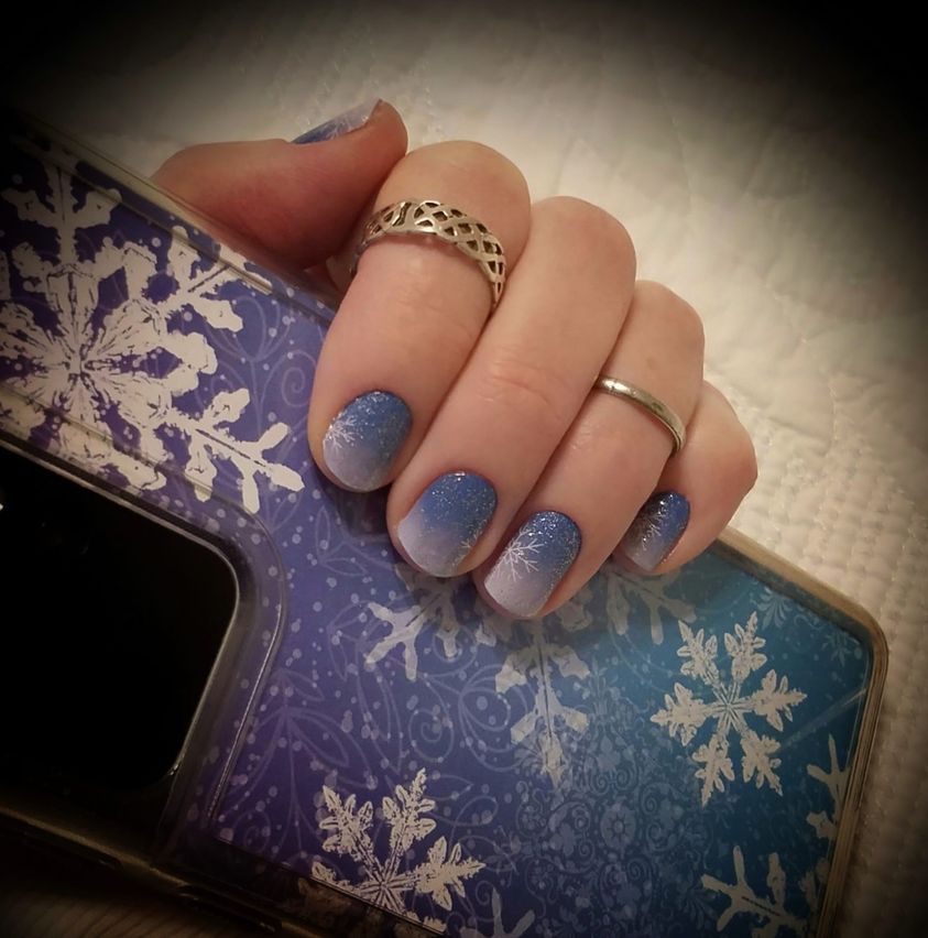 Snow Storm Nail Wraps