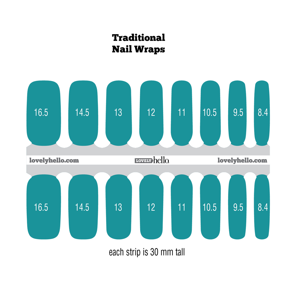 Rose Honey Nail Wraps Lovely Hello