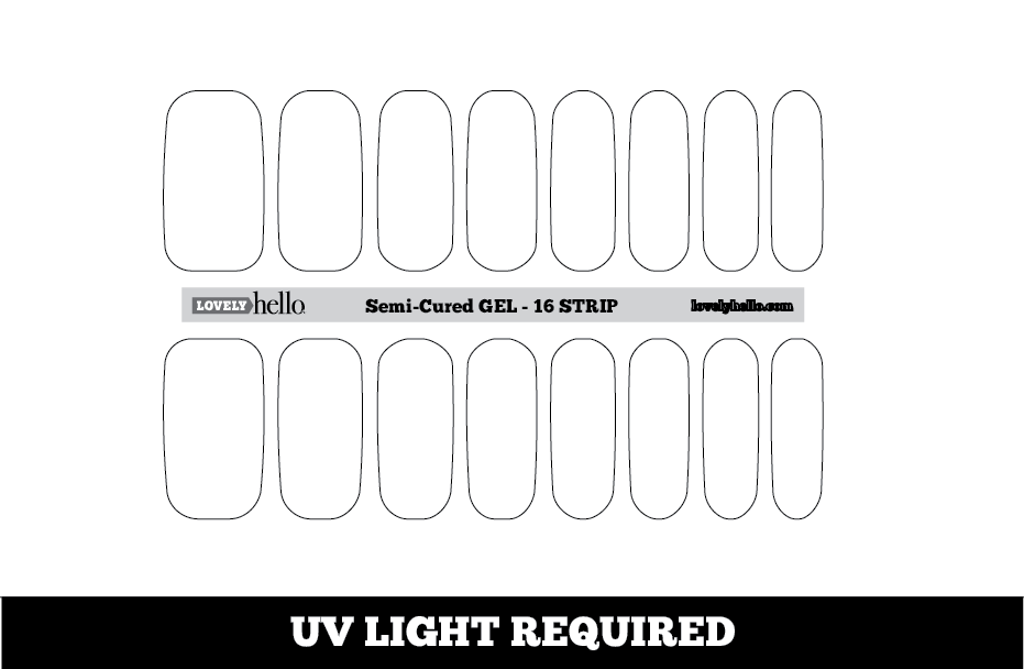 Crisp White Nail Wraps Lovely Hello