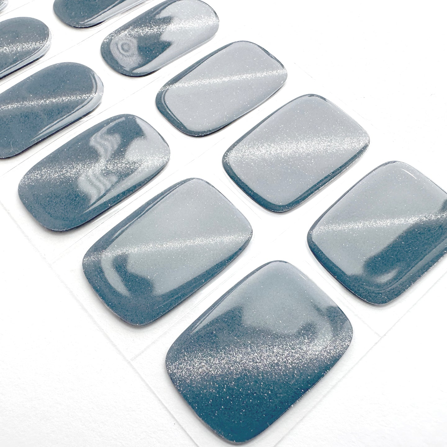 Cornflower Tiger Eye Nail Wraps